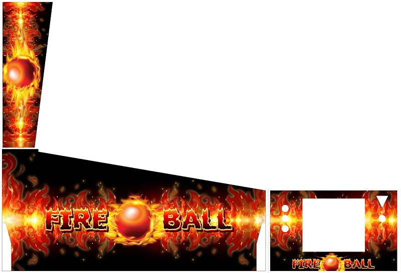 Virtual Pinball Canada Fire Ball-Pinball Theme