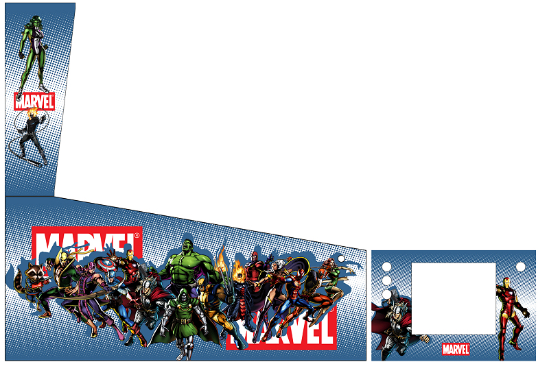 Virtual Pinball Canada Marvel Heros-Pinball Theme